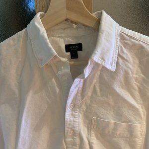 Men's J. Crew Half Button Oxford (S)